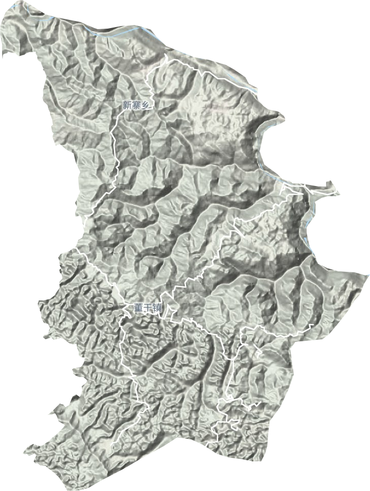 董干镇地形图