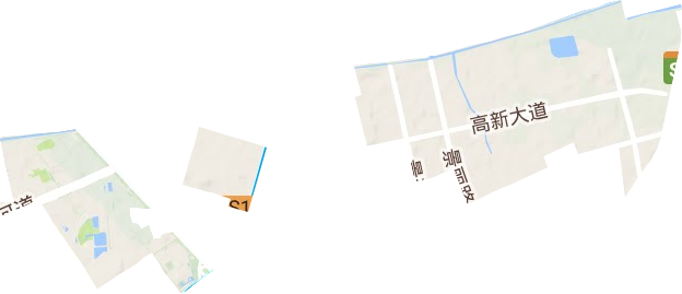 科技园区南区地形图