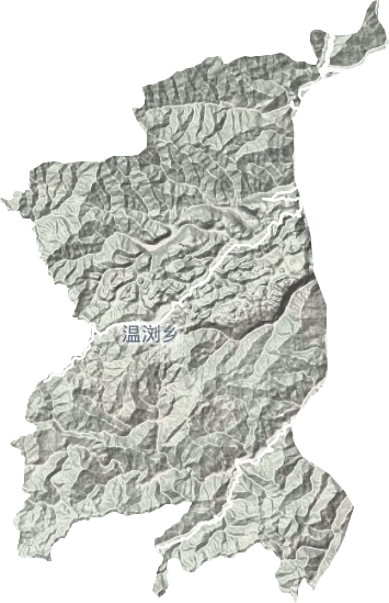 温浏乡地形图