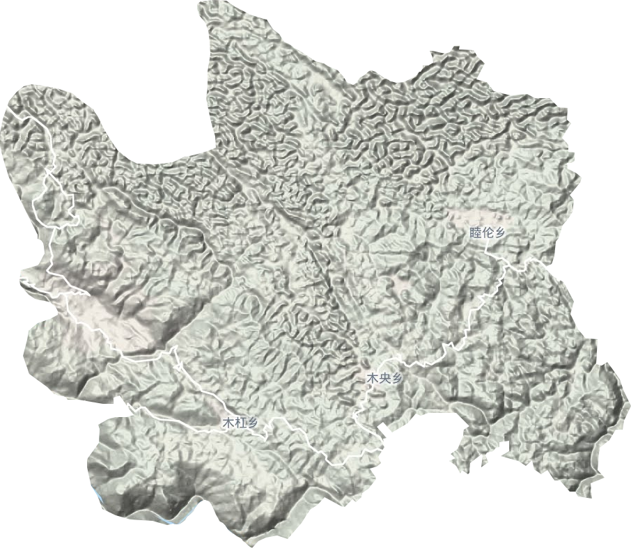 木央镇地形图