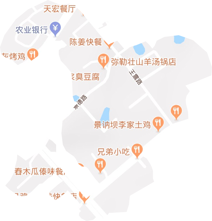景洪农场地形图