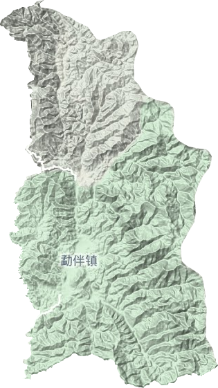勐伴镇地形图