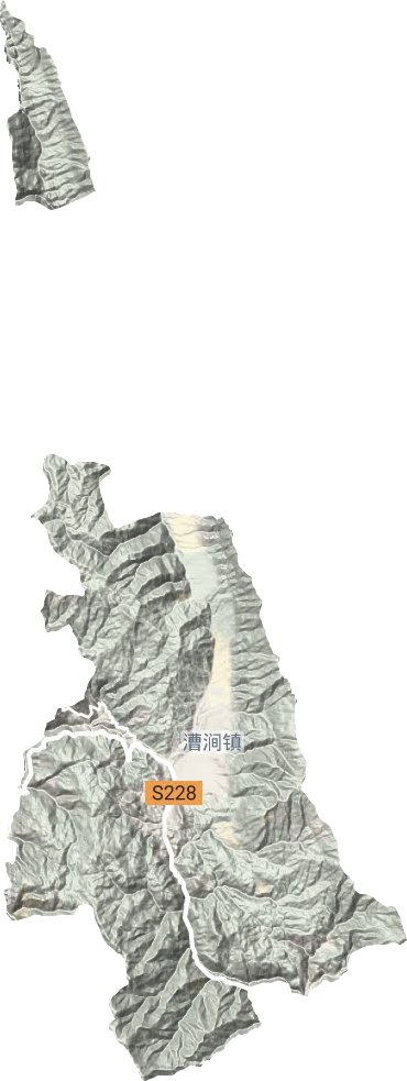 漕涧镇地形图