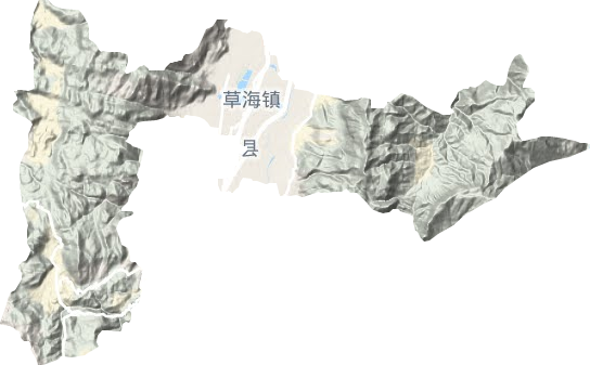 草海镇地形图