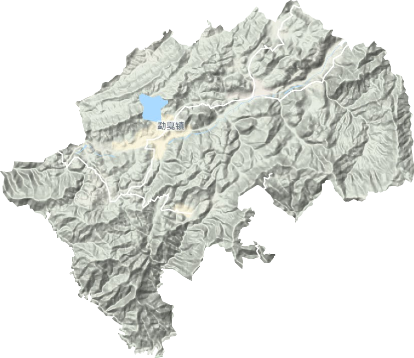 勐戛镇地形图