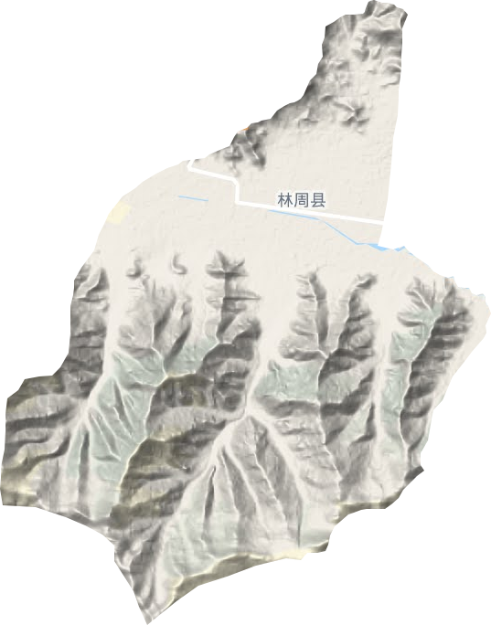 甘丹曲果镇地形图