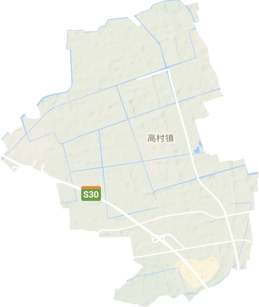 高村镇地形图