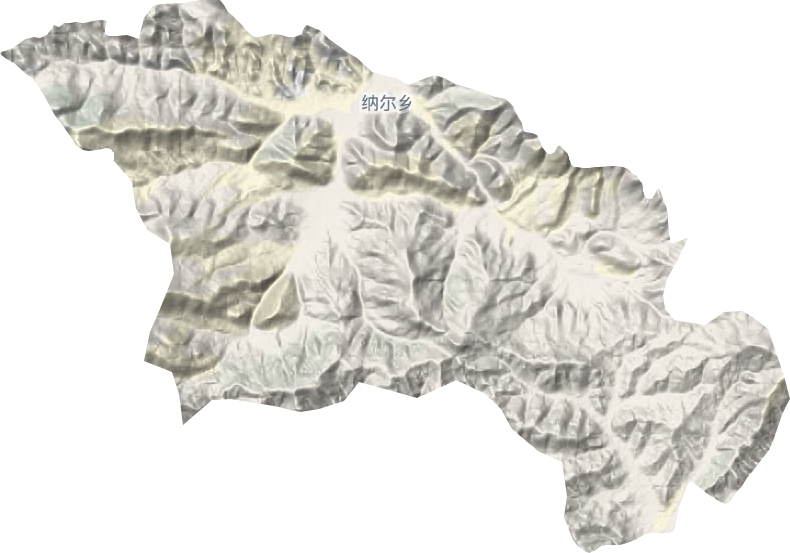 纳尔乡地形图