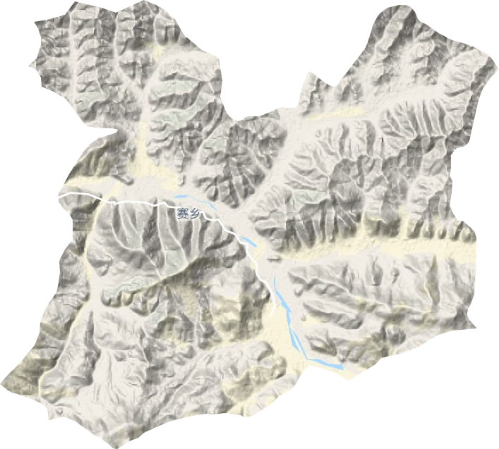 赛乡地形图