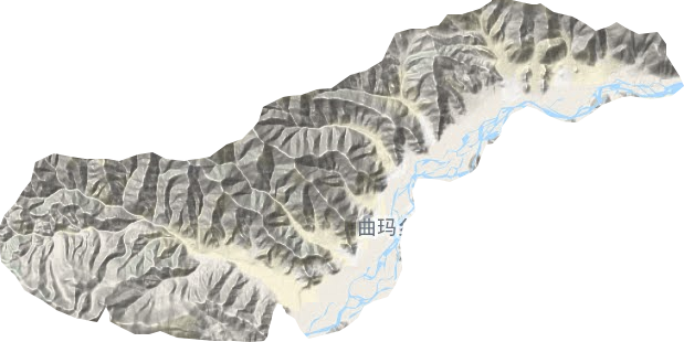 曲玛乡地形图