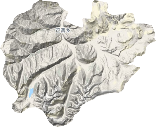 芒普乡地形图