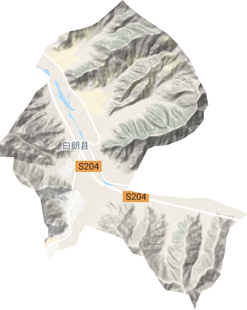 洛江镇地形图