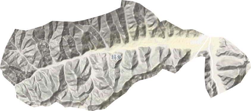 玛乡地形图