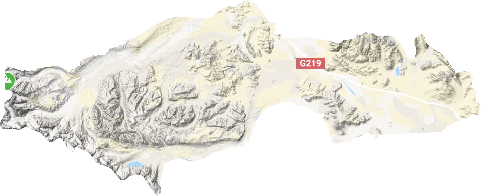 霍尔巴乡地形图