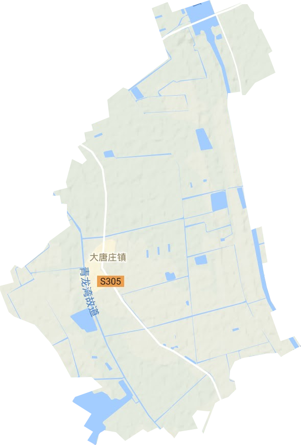 大唐庄镇地形图