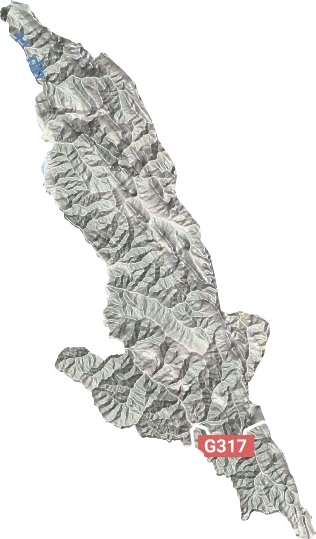 柴维乡地形图