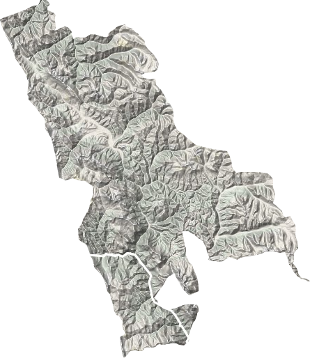 拉多乡地形图