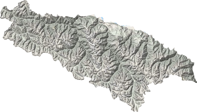 邓柯乡地形图