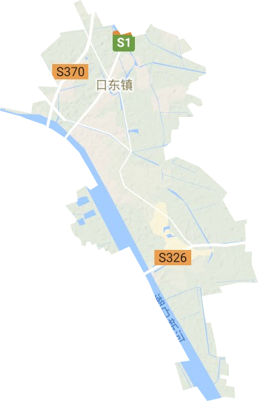 口东镇地形图