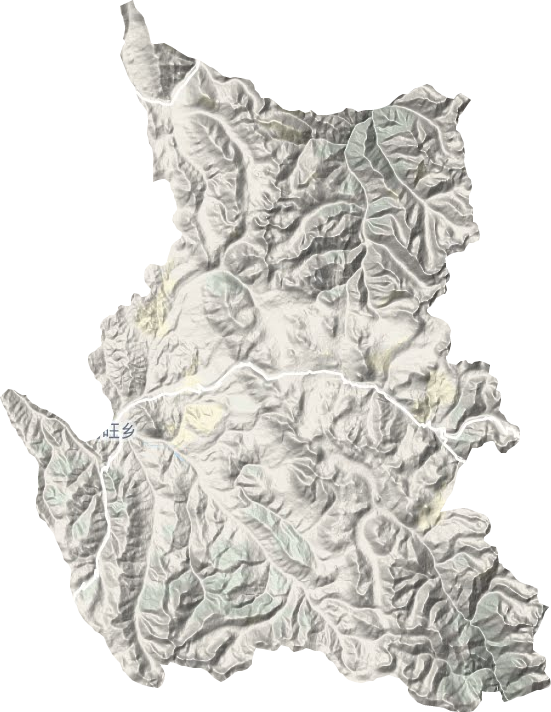 阿旺乡地形图