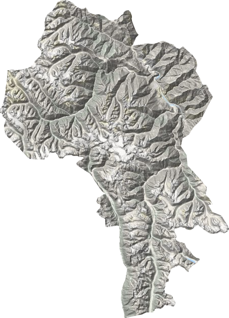 中林卡乡地形图