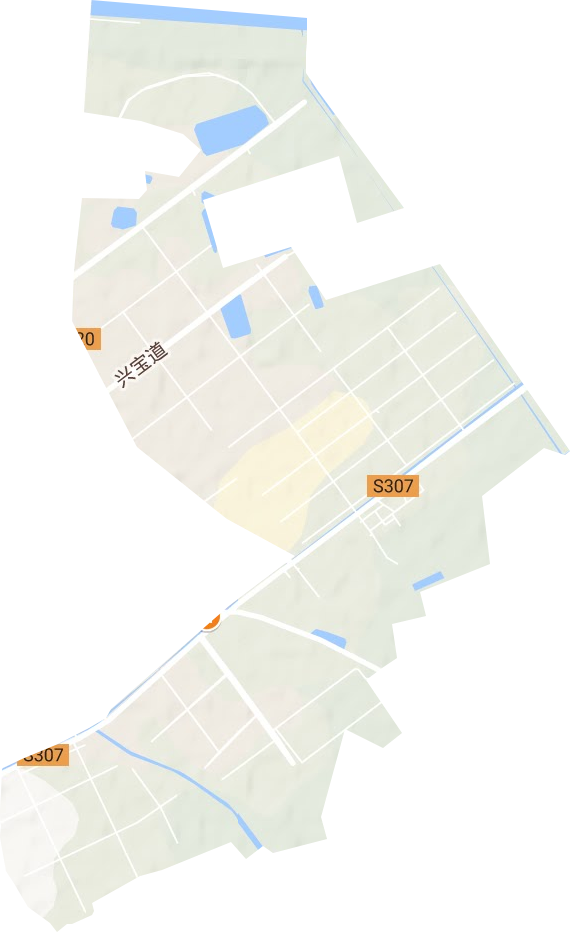 九园工业园区地形图