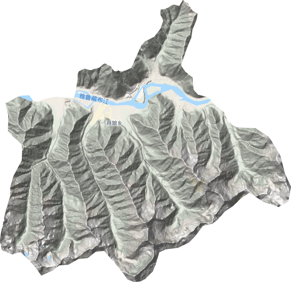 丹娘乡地形图