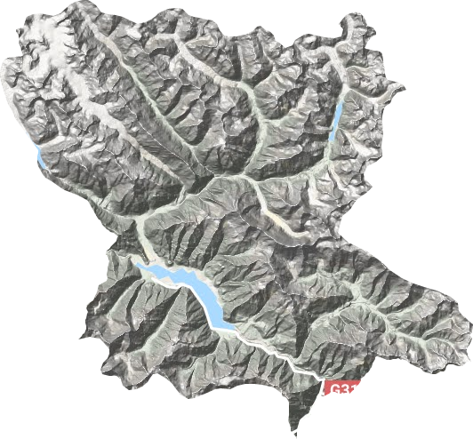易贡乡地形图