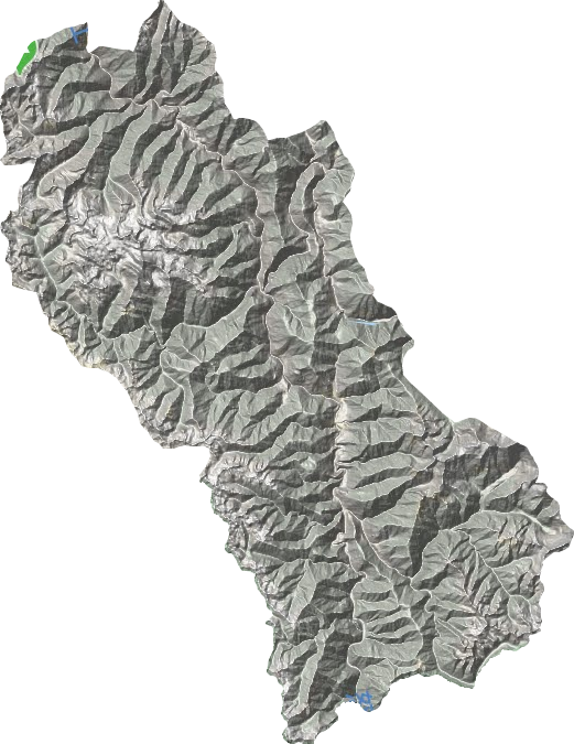 察瓦龙乡地形图