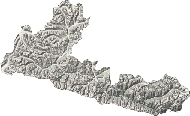 嘉黎镇地形图