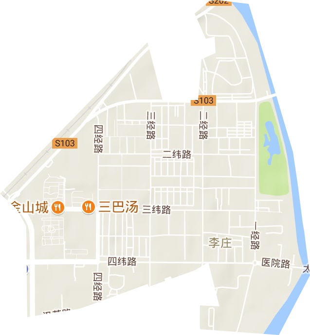 河西街道地形图