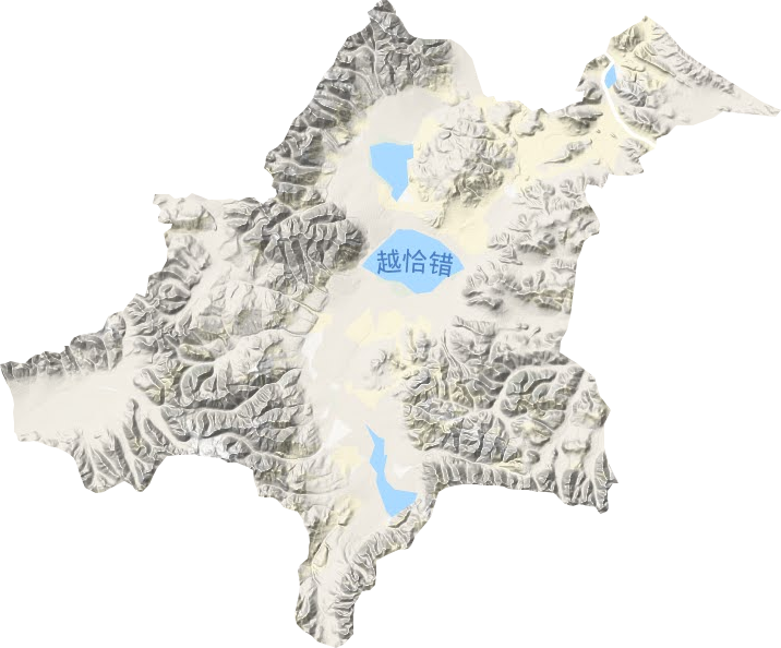 巴扎乡地形图
