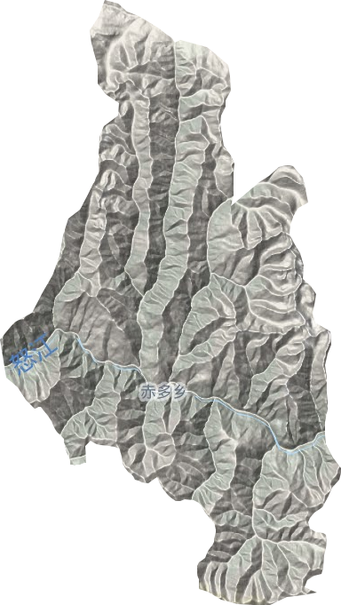 赤多乡地形图