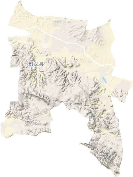 普保镇地形图