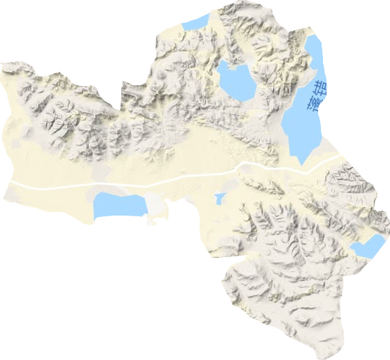 北拉镇地形图