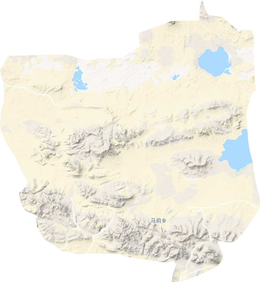 马前乡地形图