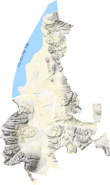 达果乡地形图