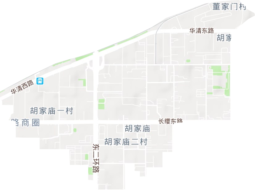 胡家庙街道地形图