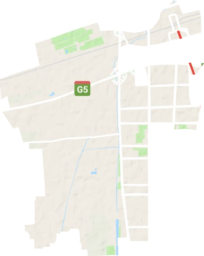 汉城街道地形图