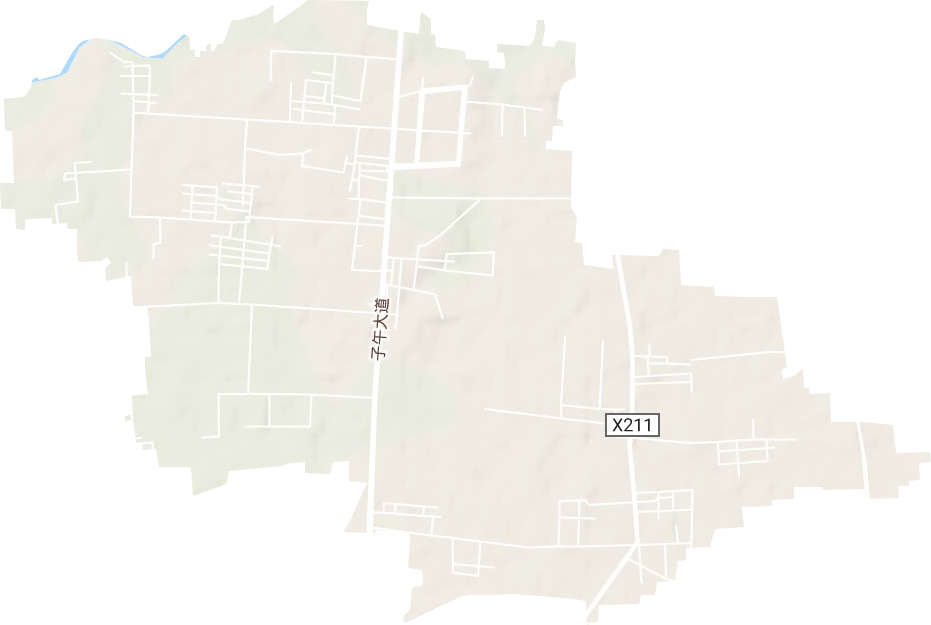 黄良街道地形图