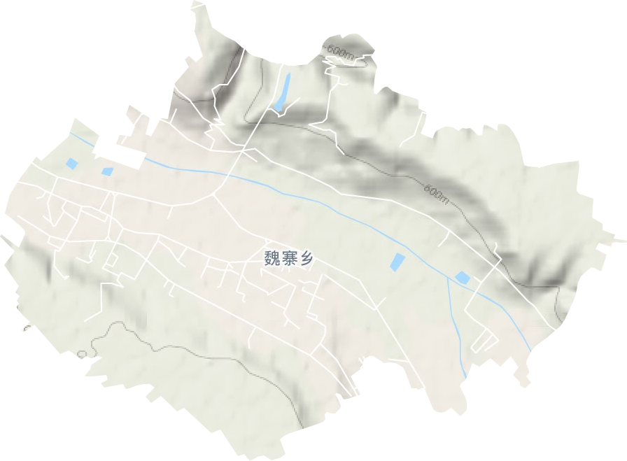 魏寨街道地形图