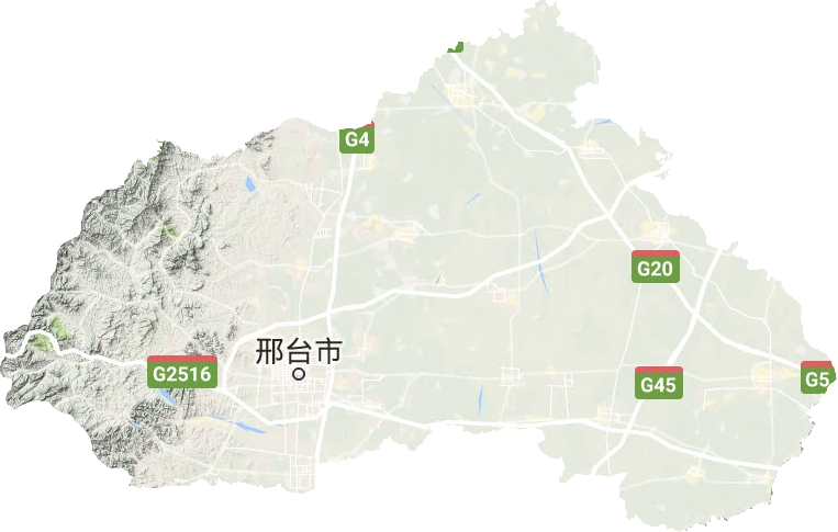 邢台市地形图