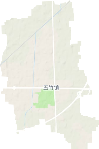 五竹镇地形图