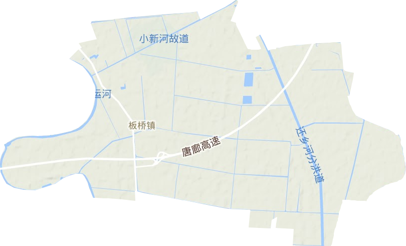 板桥镇地形图