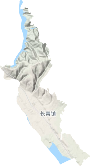 长青镇地形图