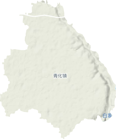 青化镇地形图
