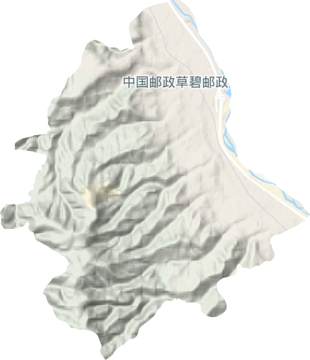 水沟镇地形图