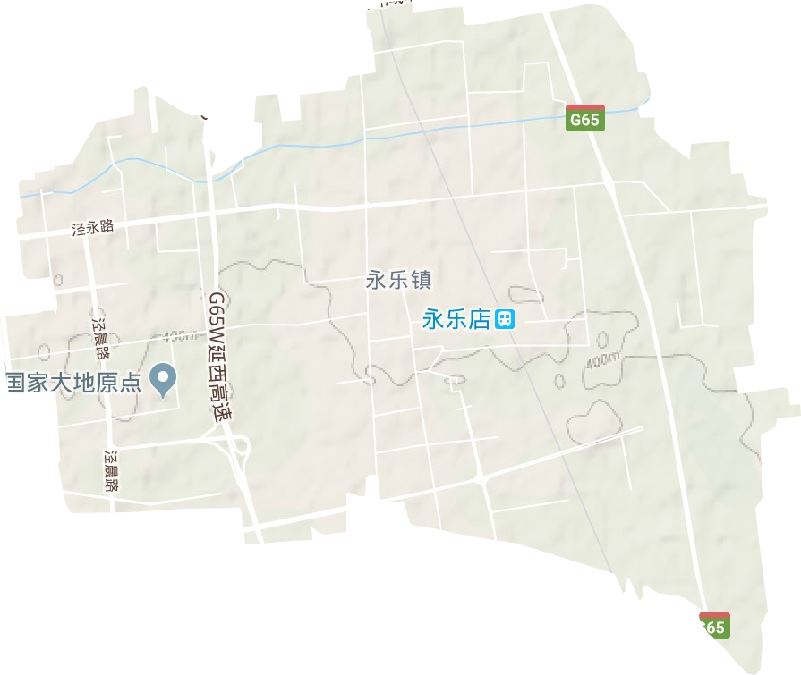 永乐镇地形图