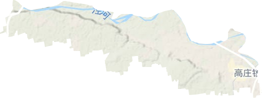 高庄镇地形图