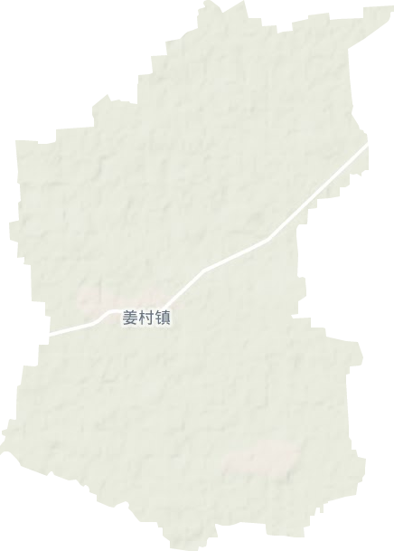 姜村镇地形图
